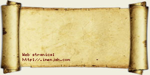 Jana Maksimović vizit kartica